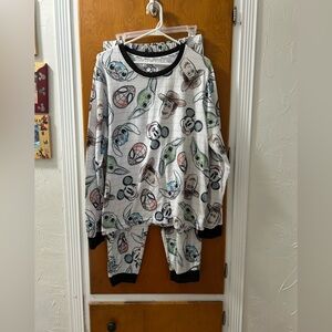 Disney 100 Black and White PJ Set